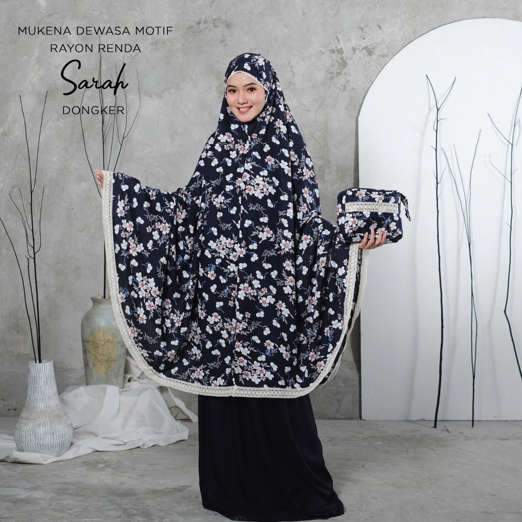 MUKENA BALI TASIK - MUKENA RAYON RENDA DEWASA SARAH