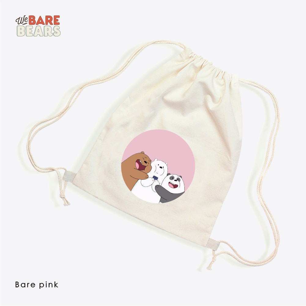 Stringbag We bare bear motif kartun lucu beruang klasik vintage #STWB