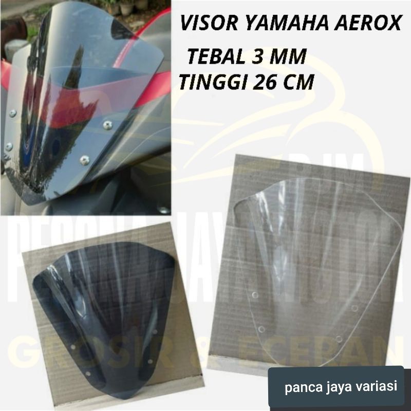 Winsil/Visor Aerox Winshield Aerox Model Scetbill Polos