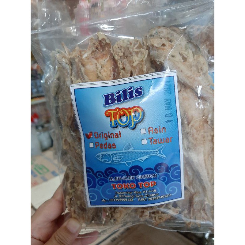 

Ikan bilis goreng tepung TOP rasa ori atau pedas
