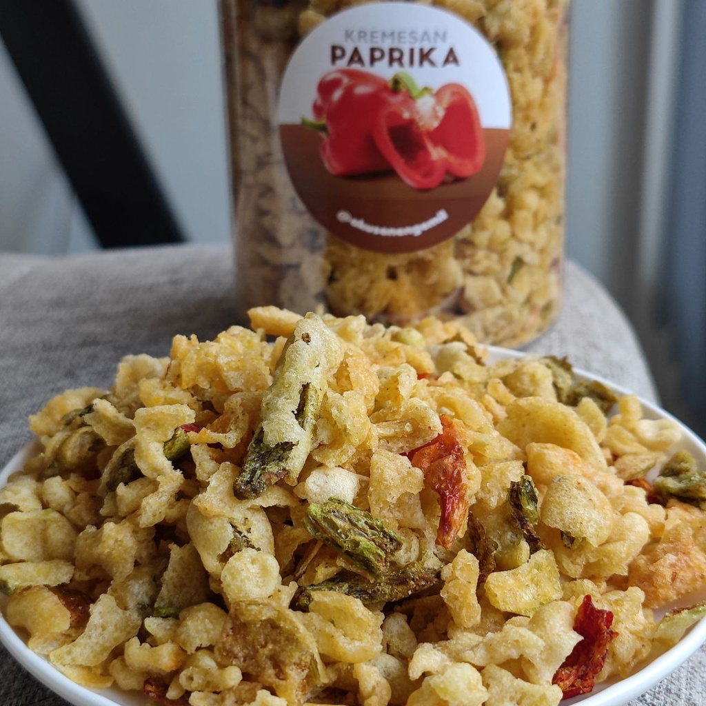 

KREMESAN PAPRIKA CRISPY RENYAH 750ml | KREMESAN SAYUR PREMIUM
