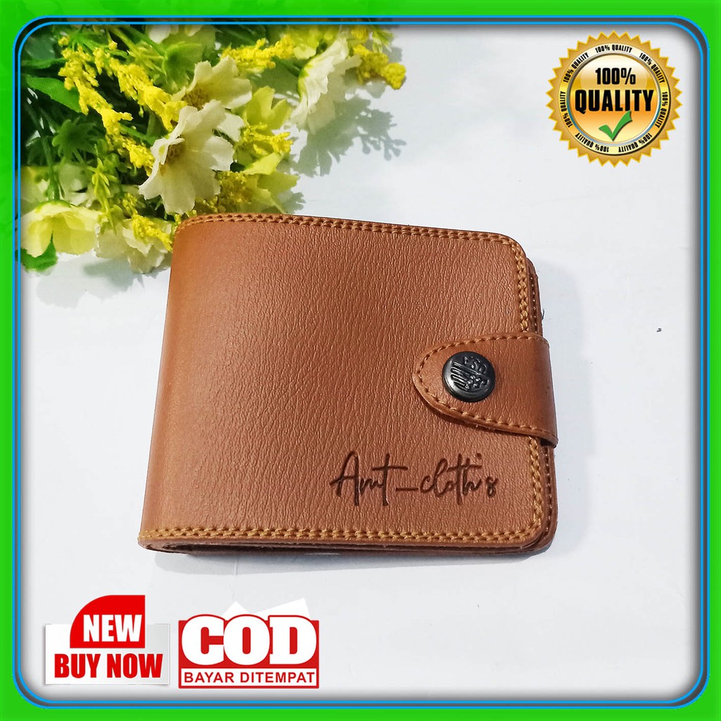 Dompet Pria Lipat Branded AMT Kancing terbaru COD