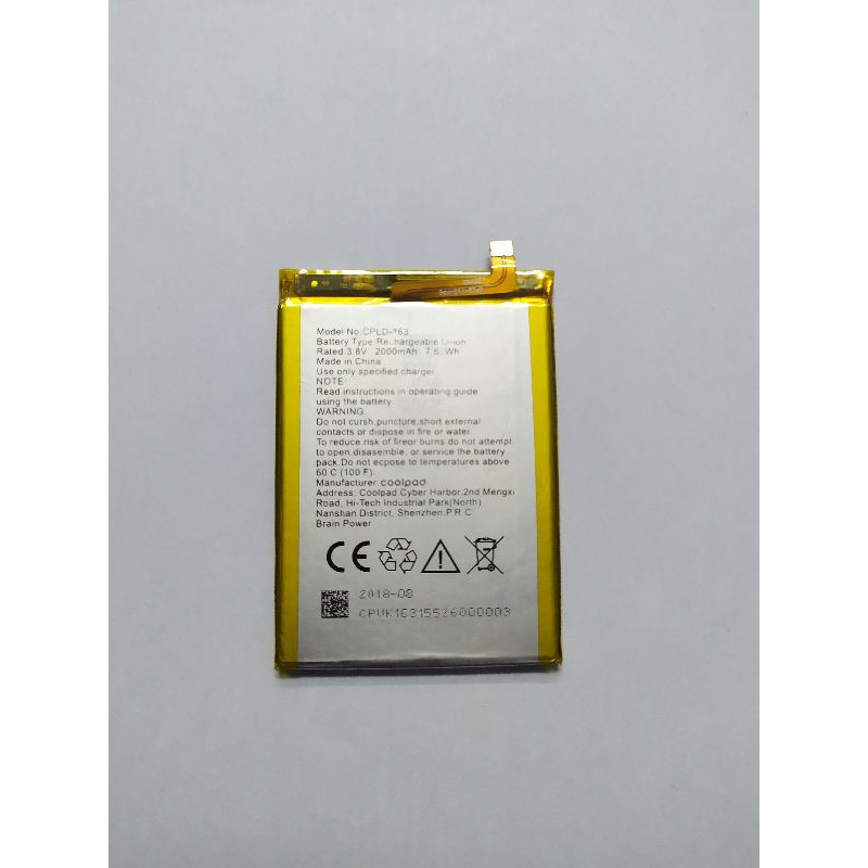 BATERAI BATRE BATU TANAM COOLPAD E570 CLPD-163 ORIGINAL