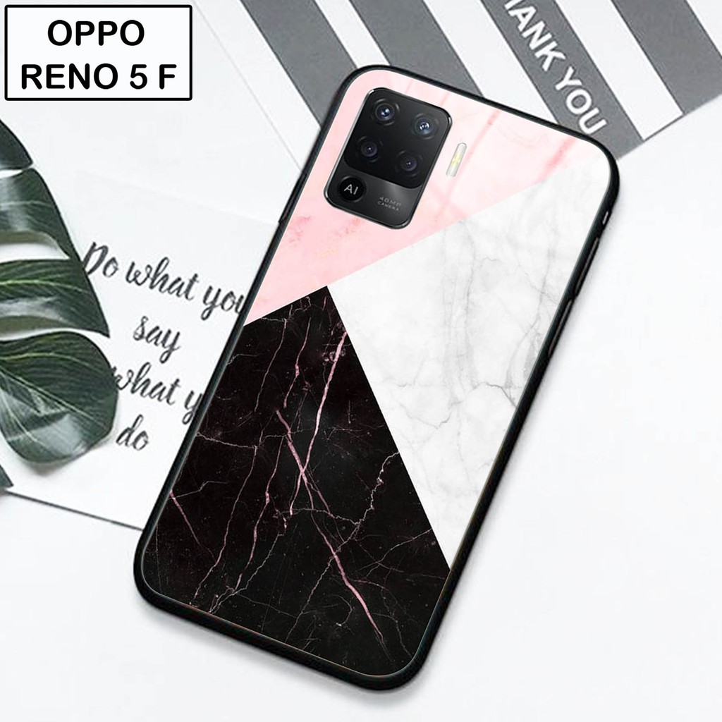 [S11] Softcase glass kaca OPPO RENO 5F (SoftCase Glass Kaca)  OPPO RENO 5F (Casing Hanphone)