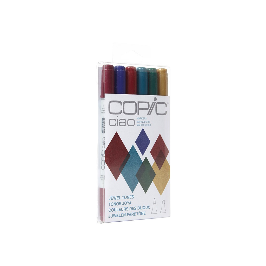 

COPIC CIAO 6 Color Set Jewel - Ref.CCM/6JT