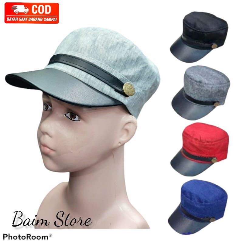 Cod Topi Komando anak topi ariel topi kapten topi jepang