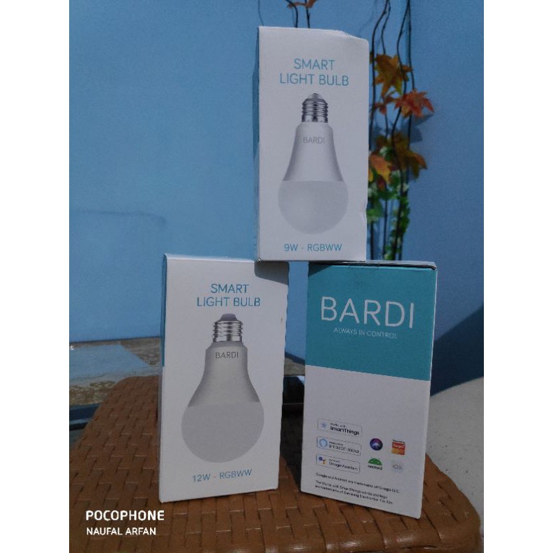 bardi smart light bulb 12 watt lampu pintar bardi