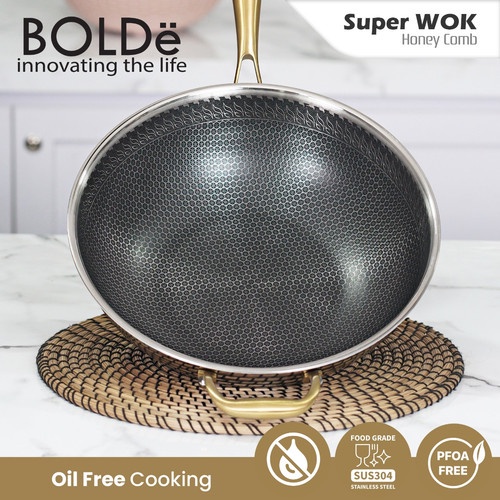 Super WOK HONEYCOMB 32 cm BOLDe