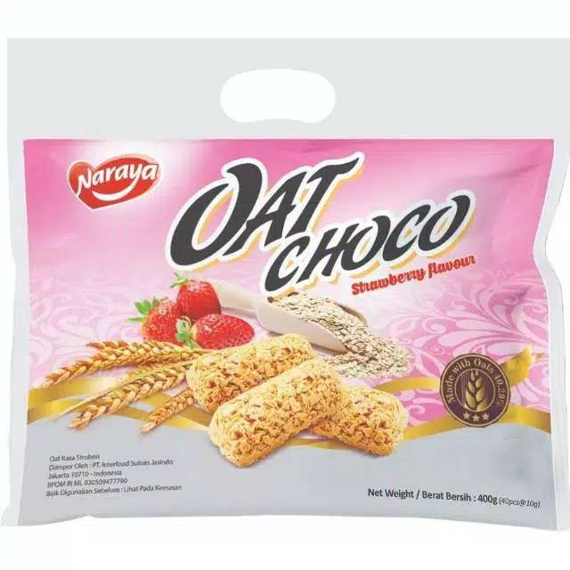 

Naraya Oat Choco Strawberry Isi 40 Pcs