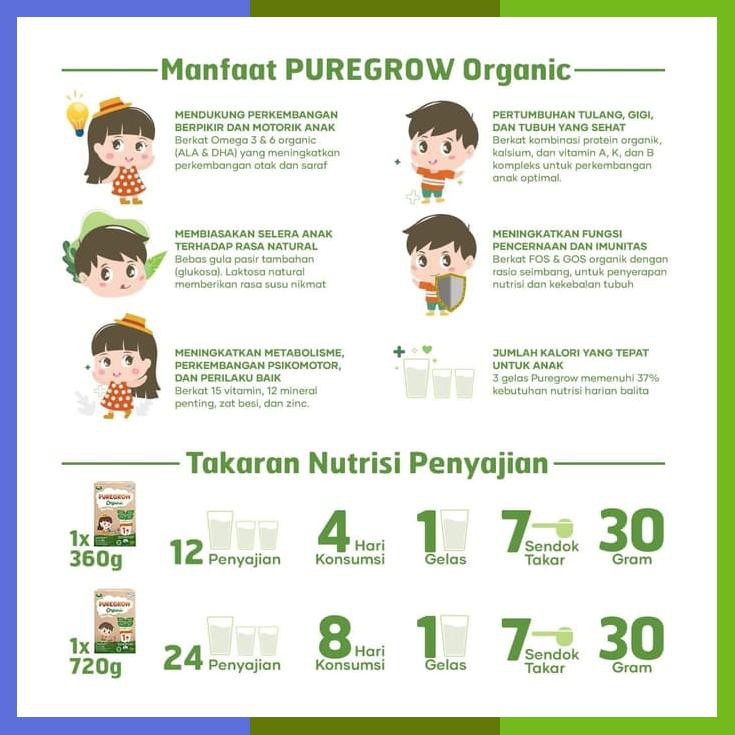 

Puregrow Organic Susu Formula Organik 13 Tahun 360Gr Boy