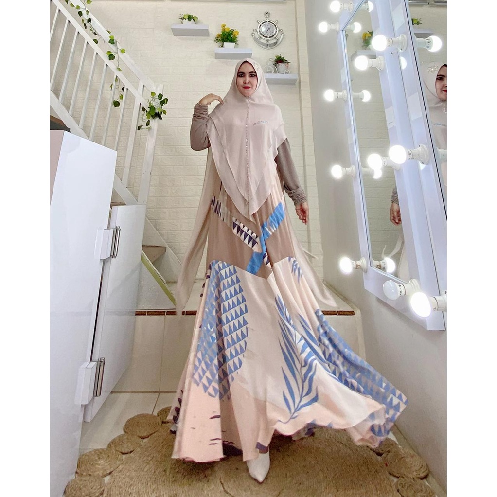 DRESS VALDA PREMIUM SET Yodizein Syari