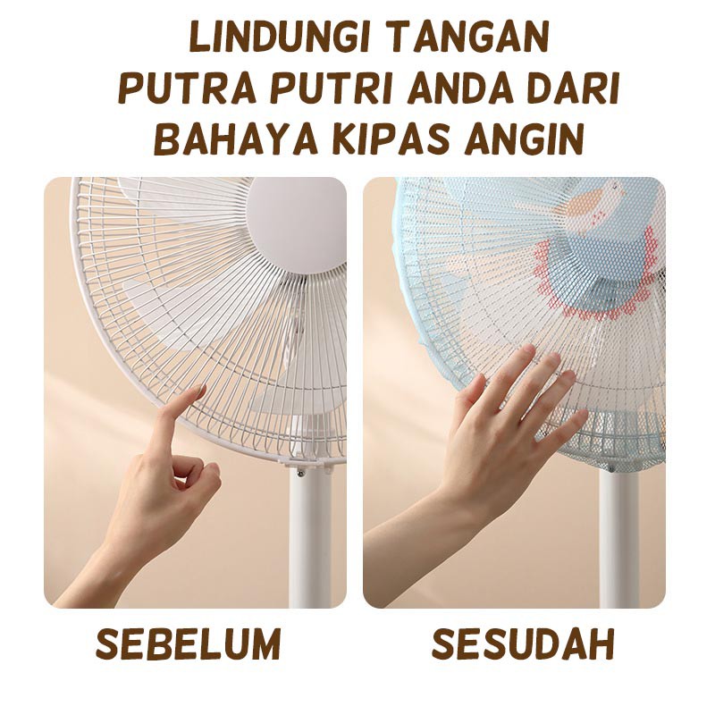 Jaring Penutup Pelindung Kipas Angin Safety Fan Cover For Child