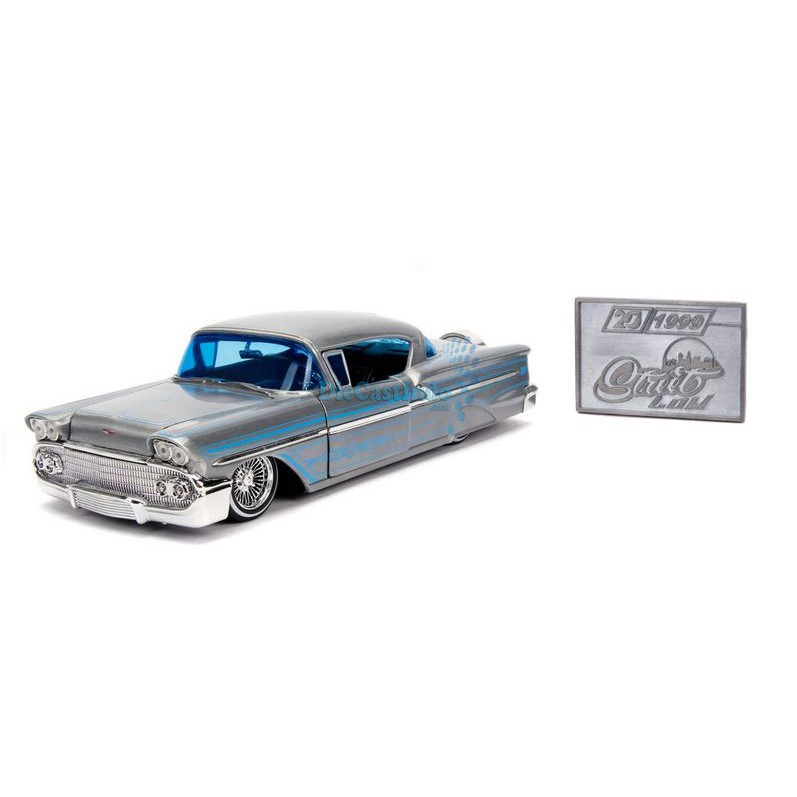 Jada 20th Anniversary 1958 Chevy Impala Street Low Skala1:24