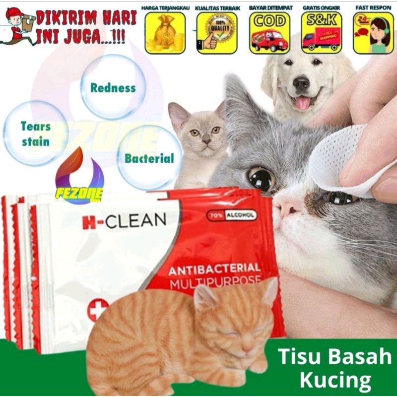 TISSUE BASAH HEWAN TISU BASAH KUCING ANJING FEZONE