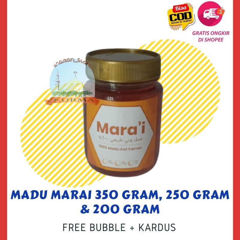 

Madu Mara'i 350 Gram Marai Asli Yaman 100% Maroi Paling Murah Bukan Sidr Sumroh