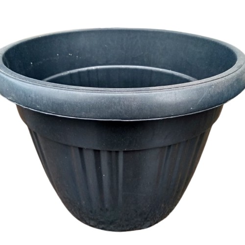 Pot Bunga Tanaman Hitam Grace 35CM