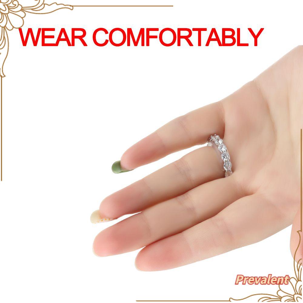 8pcs Klip Bantalan Pengatur Ukuran Cincin Invisible