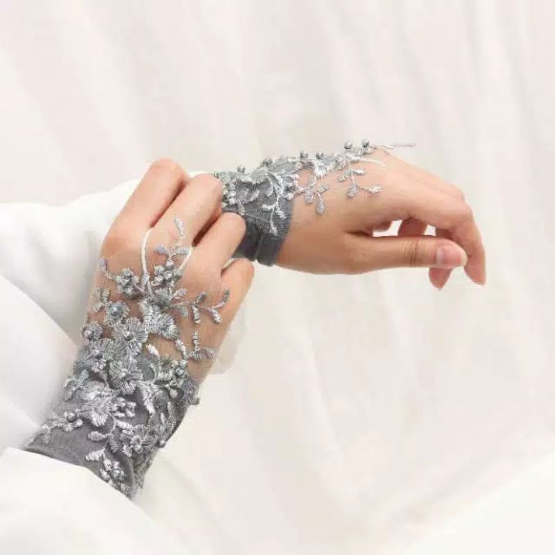 Handsock walimah / handsock renda / handsock bunga / handsock / manset /handsock nikahanl
