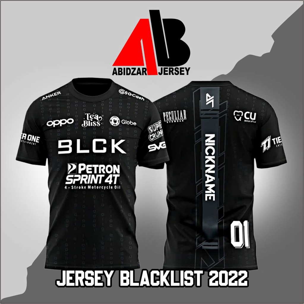 JERSEY BLACKLIST INTERNATIONAL TERBARU 2022