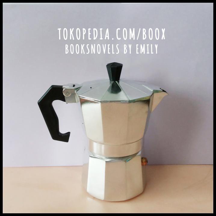 Harga Promo Moka Pot Mokapot 3 Cup Manual Brew Espresso Coffee Maker Aluminium Shopee Indonesia