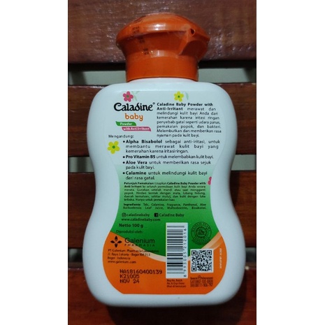 Caladine Baby Powder Anti Iritasi / 55 Gram / 100 Gram / Bedak Bayi / Anti Gatal