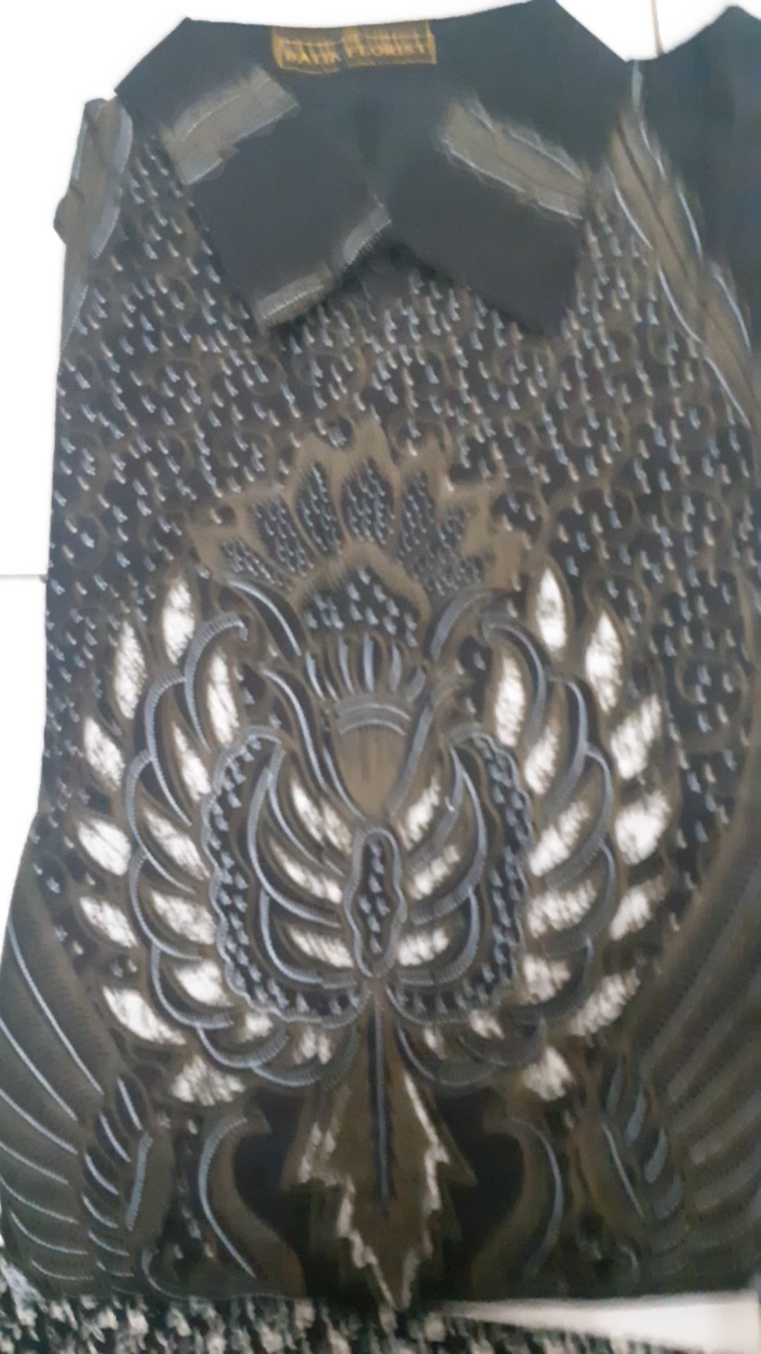 Manuk Peksi Lawasan Kemeja Batik Pria Katun Sragenan Full Furing