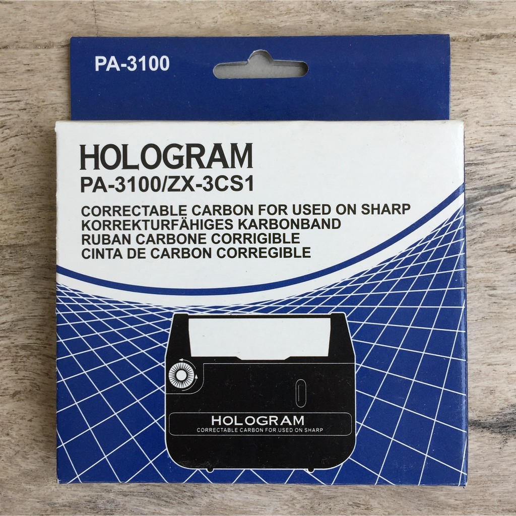 Pita mesin tik Hologram utk Sharp PA-3100/ZX-3CS1 typewriter ribbon