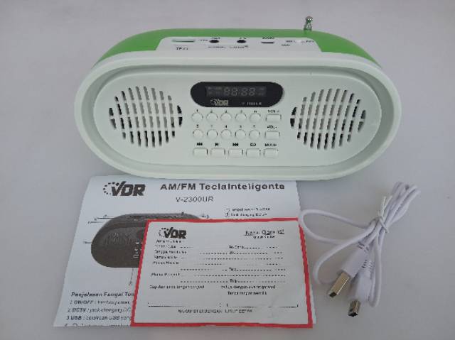 Speaker Bluetooth Portable VDR2300 Murottal Al Quran 100% ORI