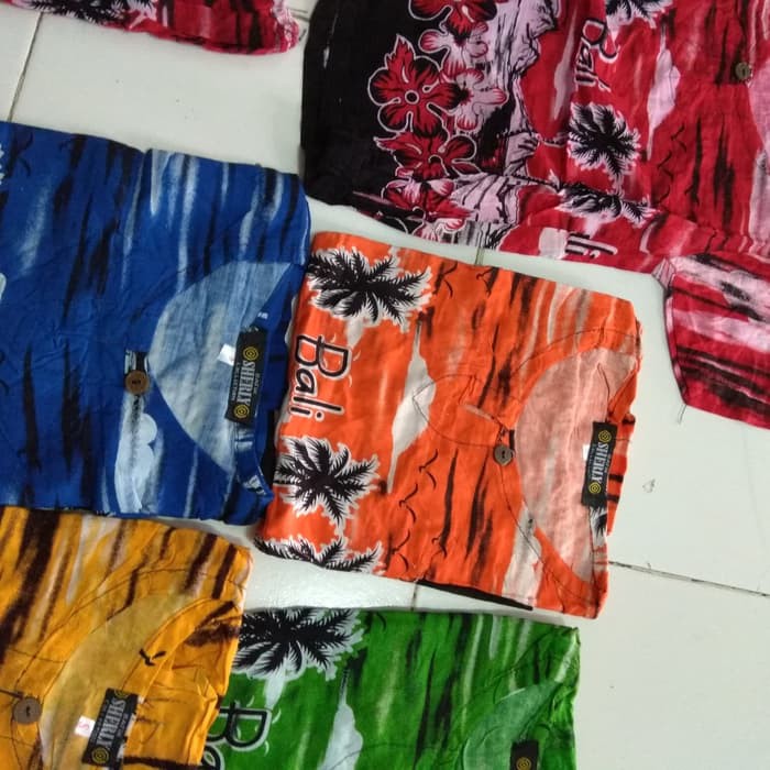 sovenir bali baju santai ANAK setelan batik sherly khas bali size S