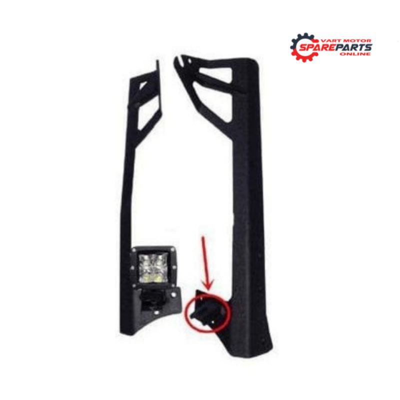 Bracket Combo Spot Light + Light Bar LED 50-52inch Jeep Rubicon JK