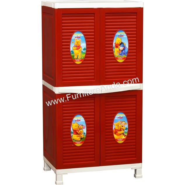 Lemari Plastik Lemari anak Karakter Napolly  BCBC 222 WPFD