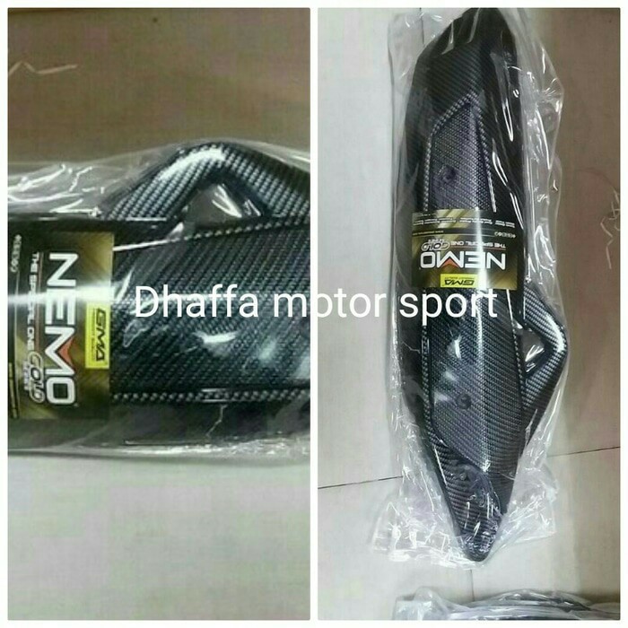 Asesoris NMAX tameng knalpot karbon yamaha nmax Murah