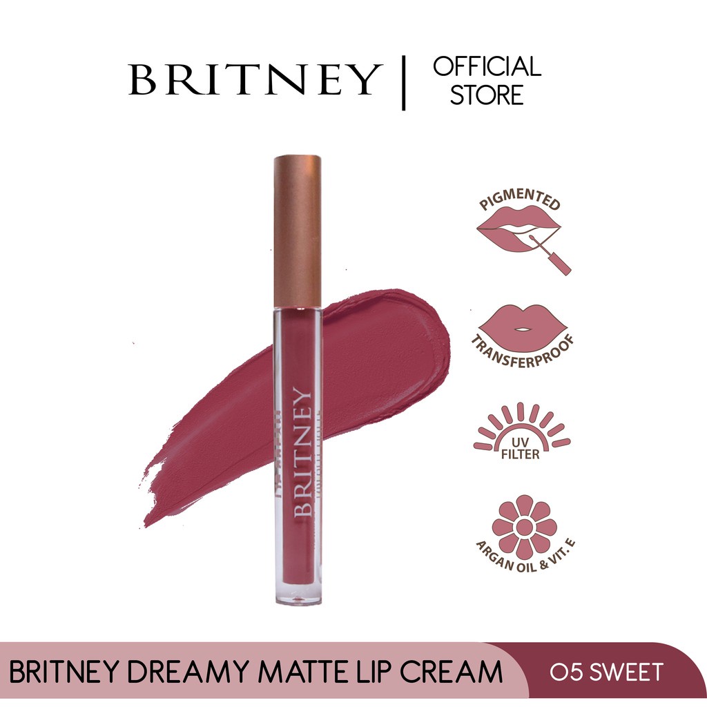 PURBASARI BRITNEY Lip Cream Matte - 1,5gr/Lip Cream Purbasari ORIGINAL BPOM