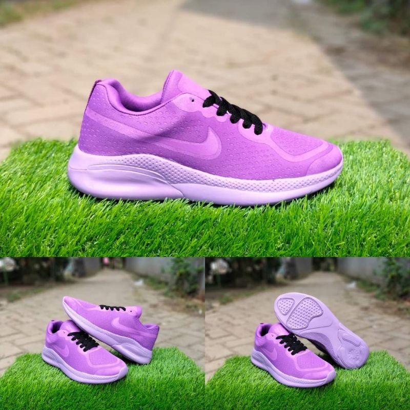 SEPATU OLAHRAGA WANITA SEPATU SENAM UNGU