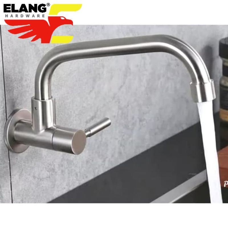Keran Sink Stainless Keran Dapur Stainless Keran Cuci Piring Stainless Keran Bebek Stainless