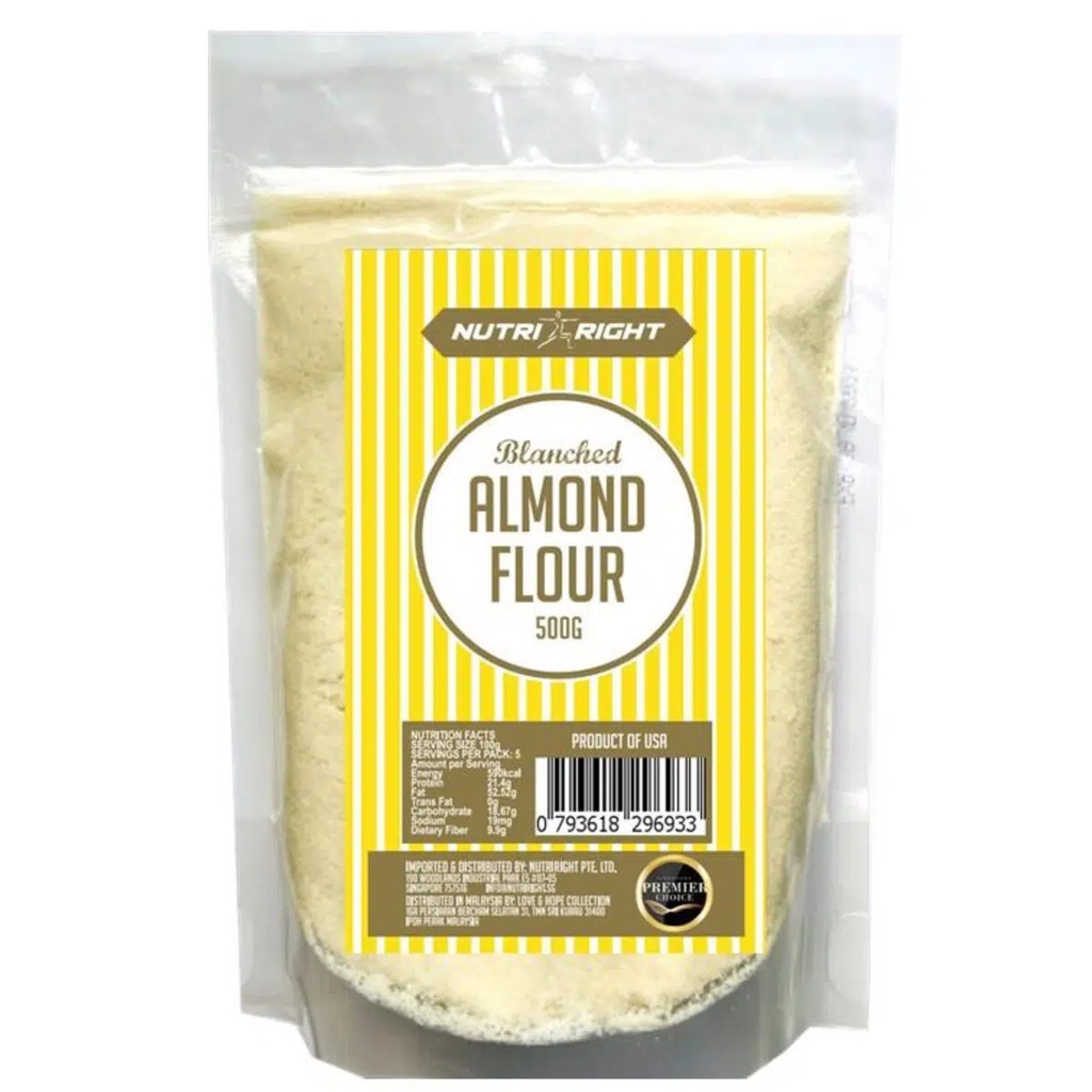

NutriRight Almond Flour - 500gr