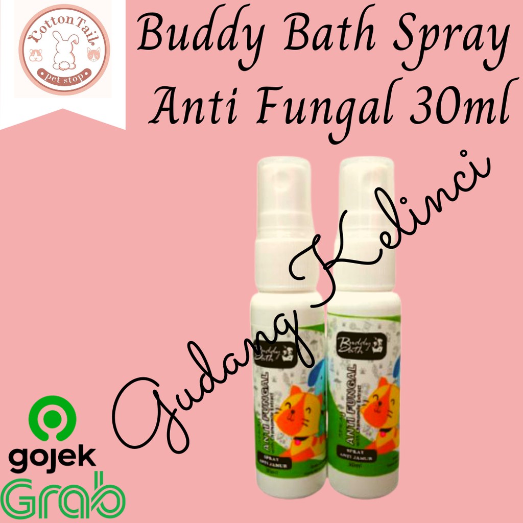 Buddy Bath Obat Jamur Kucing - Spray Anti Jamur Kucing 30ml