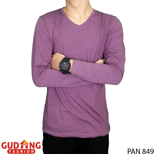 Kaos Polos Lengan Panjang Pria (COMB)