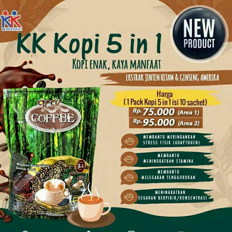 

PROMO BUY 2 GET 1 FREE__ MINUMAN KOPI KK 5 IN 1