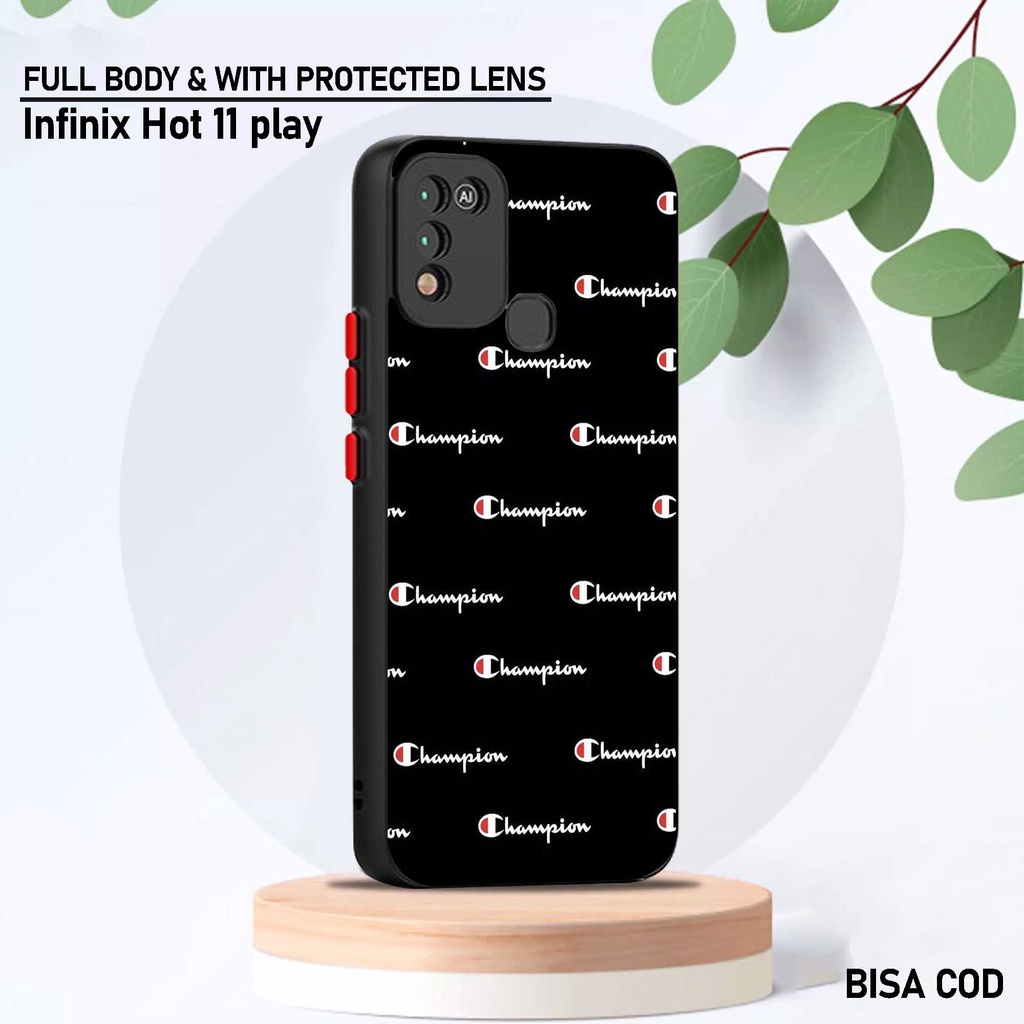 Untung Case Infinix Hot 11 Play - Motif Case [ Aesth Cmpion ] - Hardcase Infinix Hot 11 Play - Softc