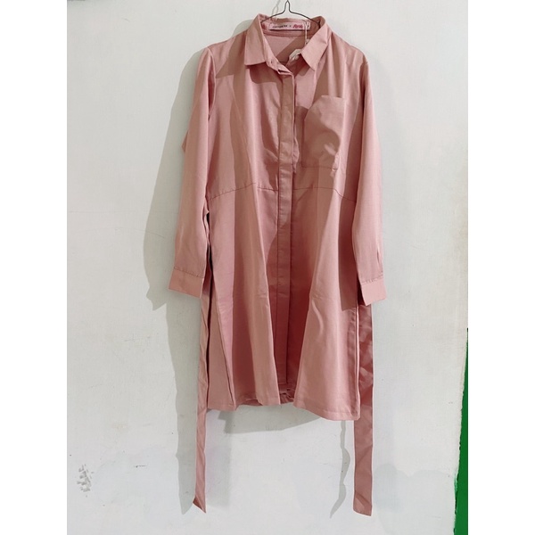 Pink Mayra Long Tunic by Cotton Ink x Raisa cottoninkxraisa tunik