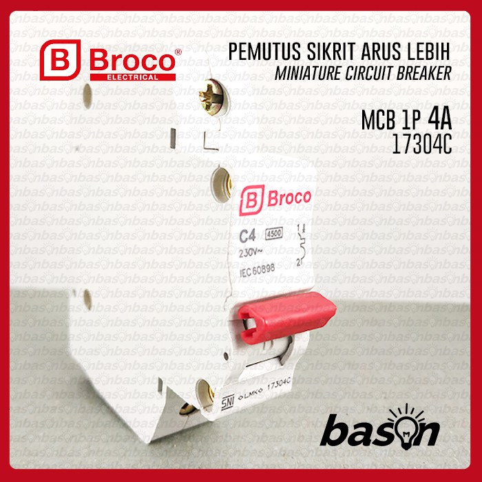 BROCO MCB 4A - 1P 17304C