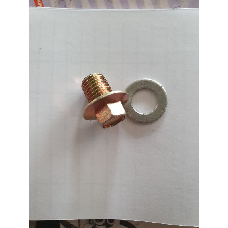 baut oli + ring 12 yamaha & honda