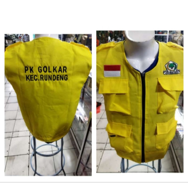 rompi kuning golkar#rompi partai golkar new