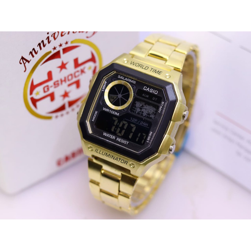 casio ae1200 gold