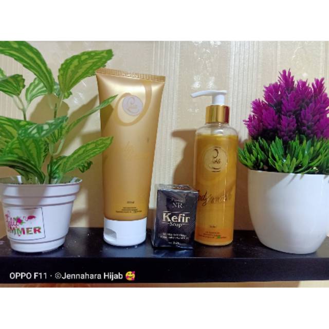 FREE SABUN KEFIR Sexy Body Lotion BebWhiteC BBC Original Pemutih Aman BPOM