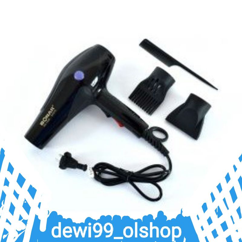 Hair Dryer Sonar SN 1236 -Alat Pengering Rambut - Hairdryer Hair Dryer Hawa Panas dan Dingin