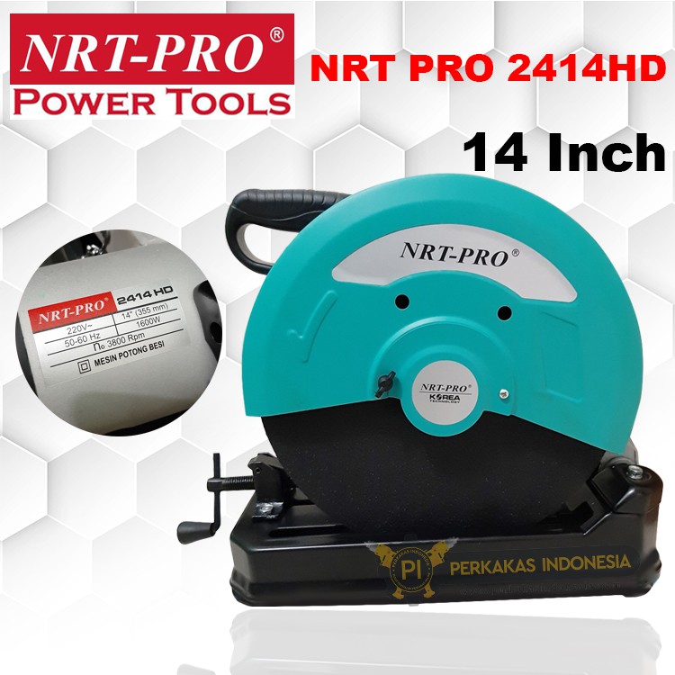 Mesin Potong Besi Nrt Pro 2414hd 14 Mesin Cut Off Cutting Wheel Pemotong Besi Baja Galvalum Hollow Shopee Indonesia