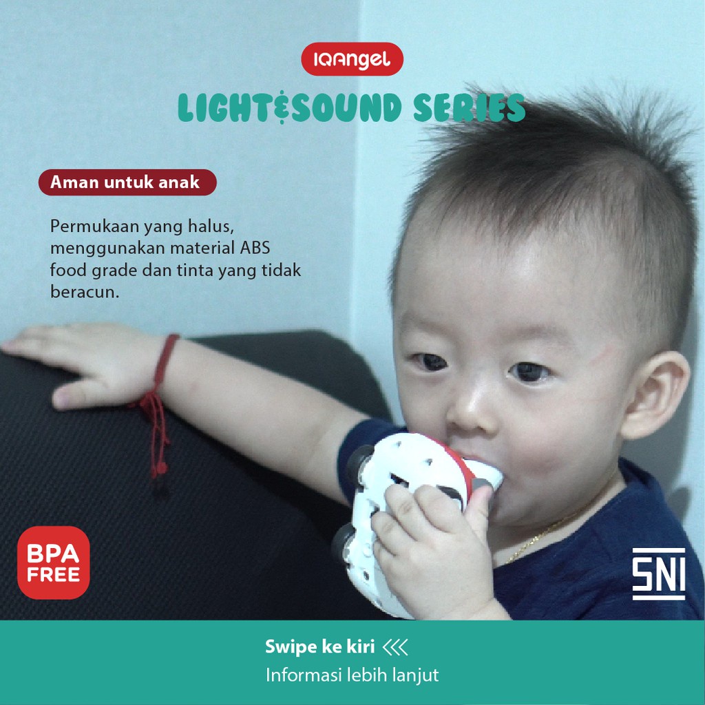 IQANGEL LIGHT &amp; SOUND TRANSPORTATION CAR TOY NEW EDITION / IQ698