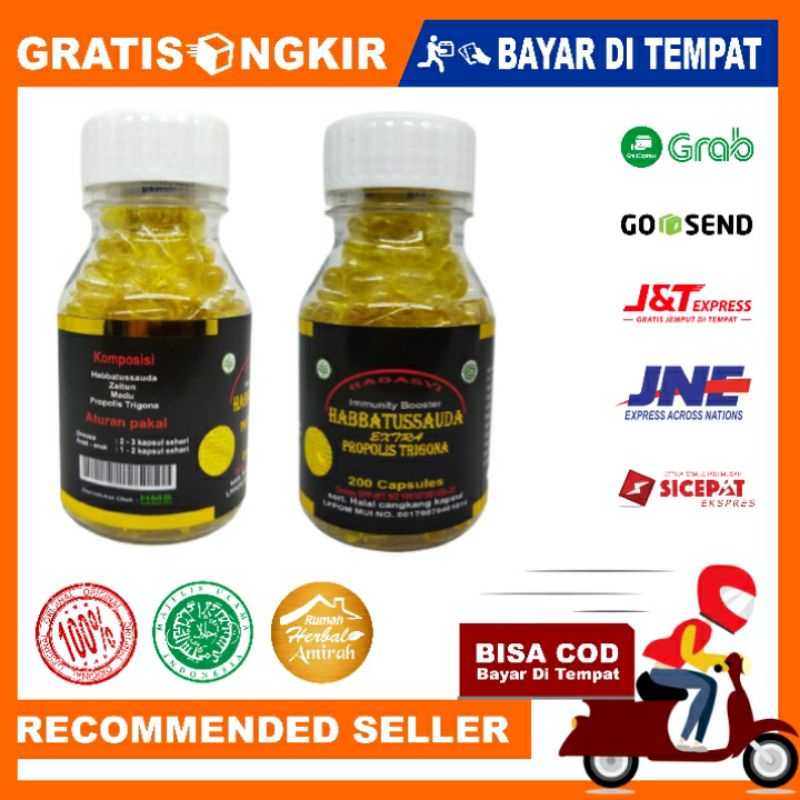 Minyak Habbatussauda Extra Propolis Trigona 200 kapsul